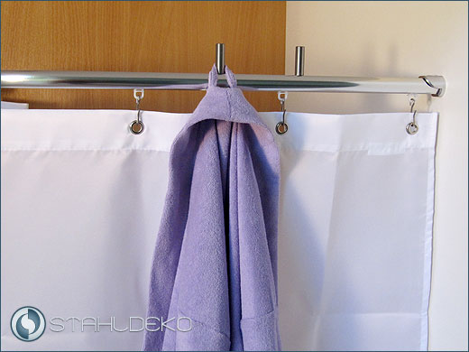 Bathrobe Hook or Bath Towel Hook fesch, for Inner Track Rails